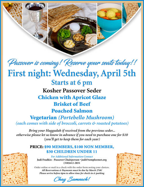 Banner Image for 1st Night Kosher Passover Seder
